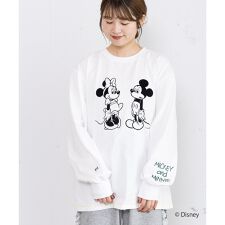 Disney/フロッキープリントロングTシャツ