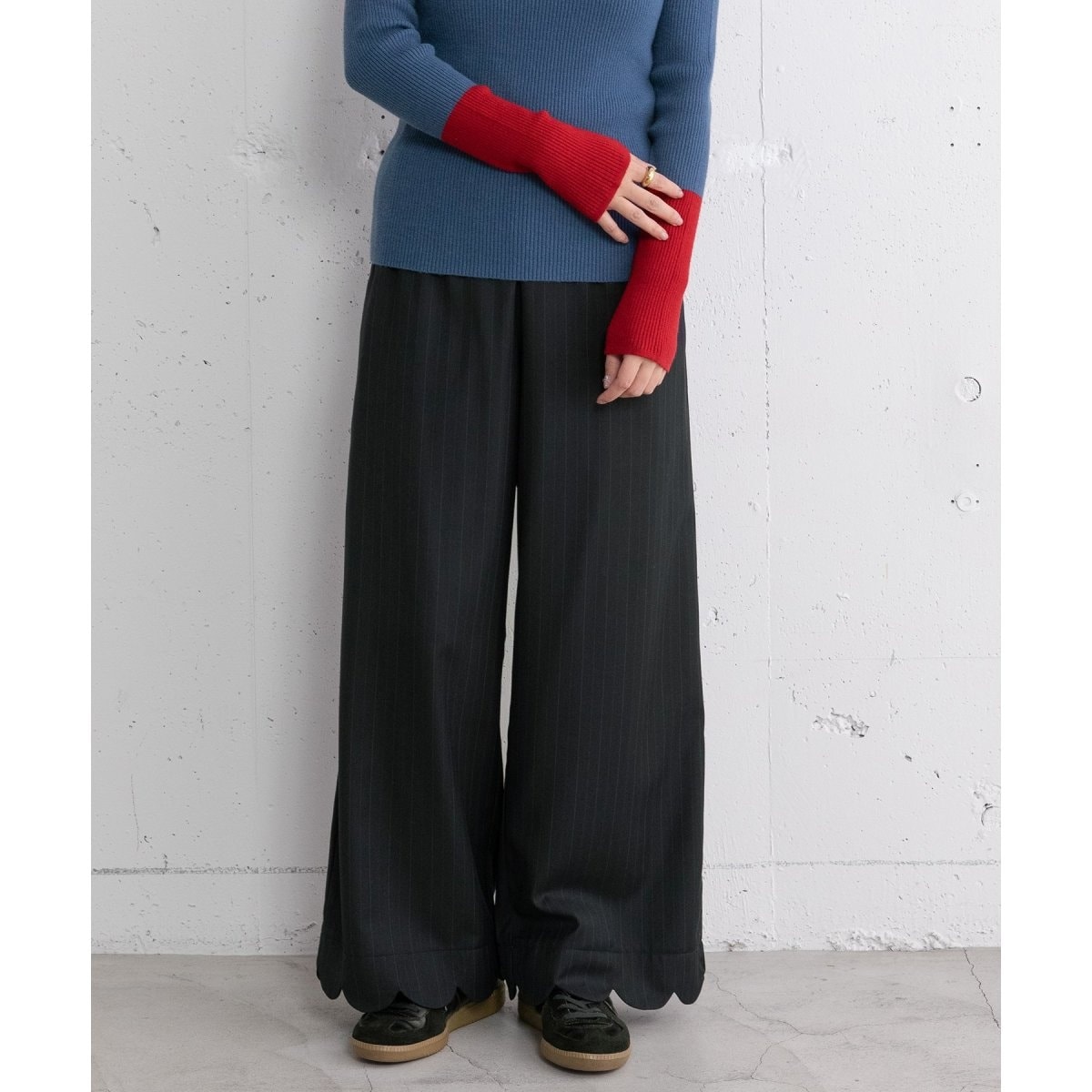 裾スカラップパンツ | プードゥドゥ(POU DOU DOU) | マルイウェブチャネル