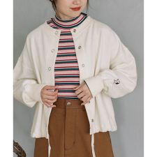 ドロストテール裏毛カーディガン