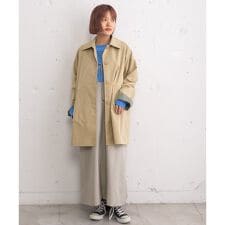 ミドル丈ステンカラーコート