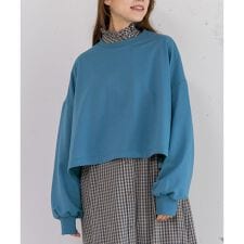 ミニ裏毛クロップドトップス