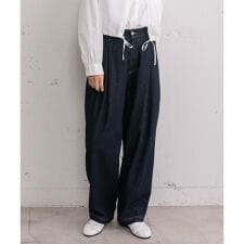 ボリュームタックパンツ