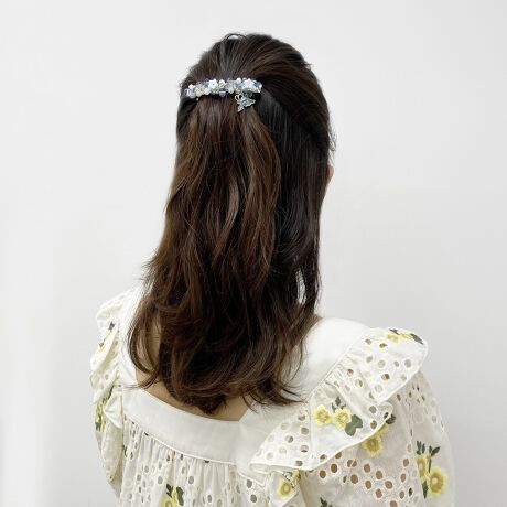 藤の花モチーフバレッタ アナスイ アナ スイ Anna Sui Samh0356 Xb ファッション通販 マルイウェブチャネル