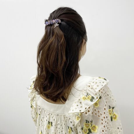 藤の花モチーフバレッタ アナスイ アナ スイ Anna Sui Samh0356 Xv ファッション通販 マルイウェブチャネル