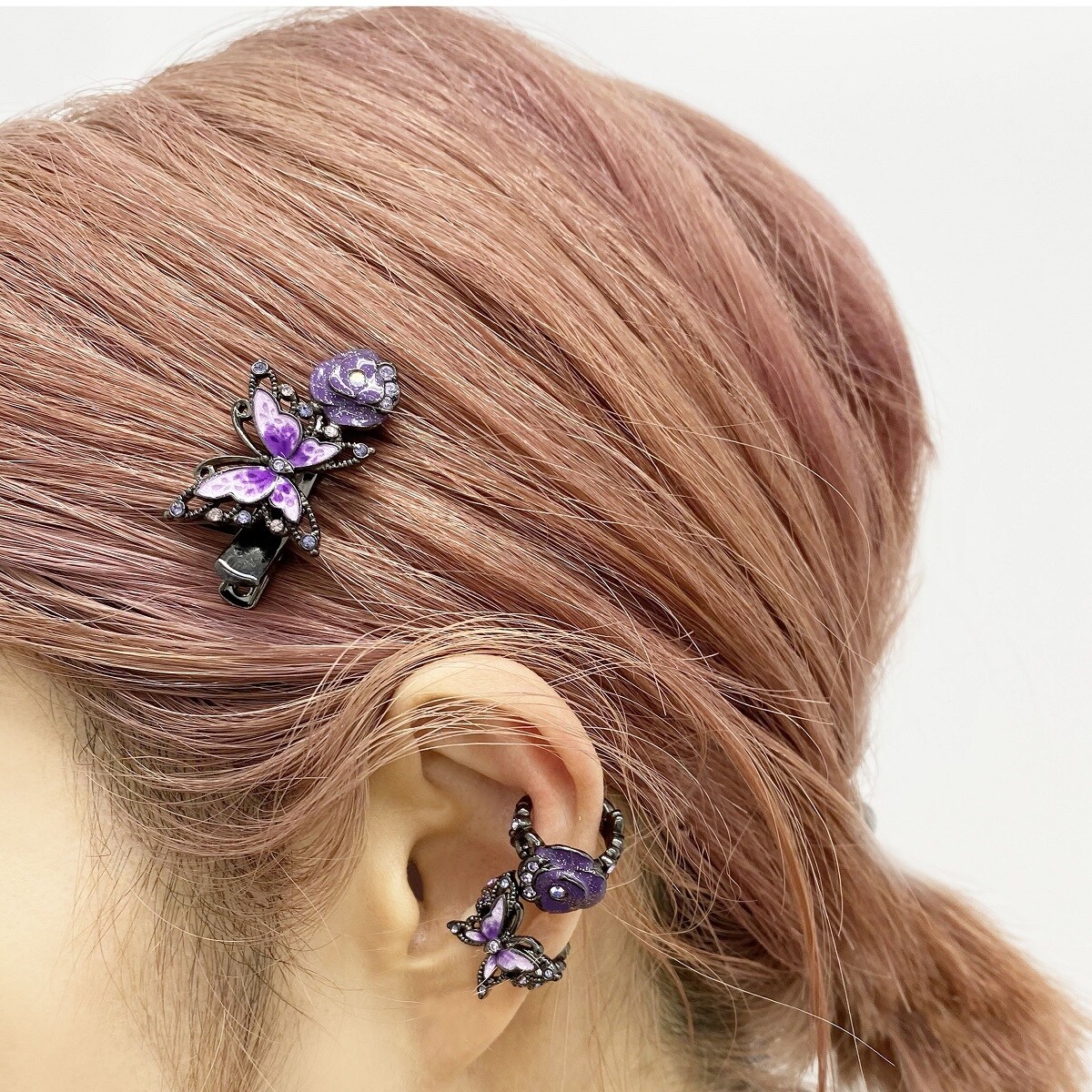 すぐ届く☆国内発送 ANNASUI(アナスイ)蝶モチーフヘアクリップ 蝶モチーフ ヘアクリップ | アナ スイ(ANNA SUI) | マルイウェブ
