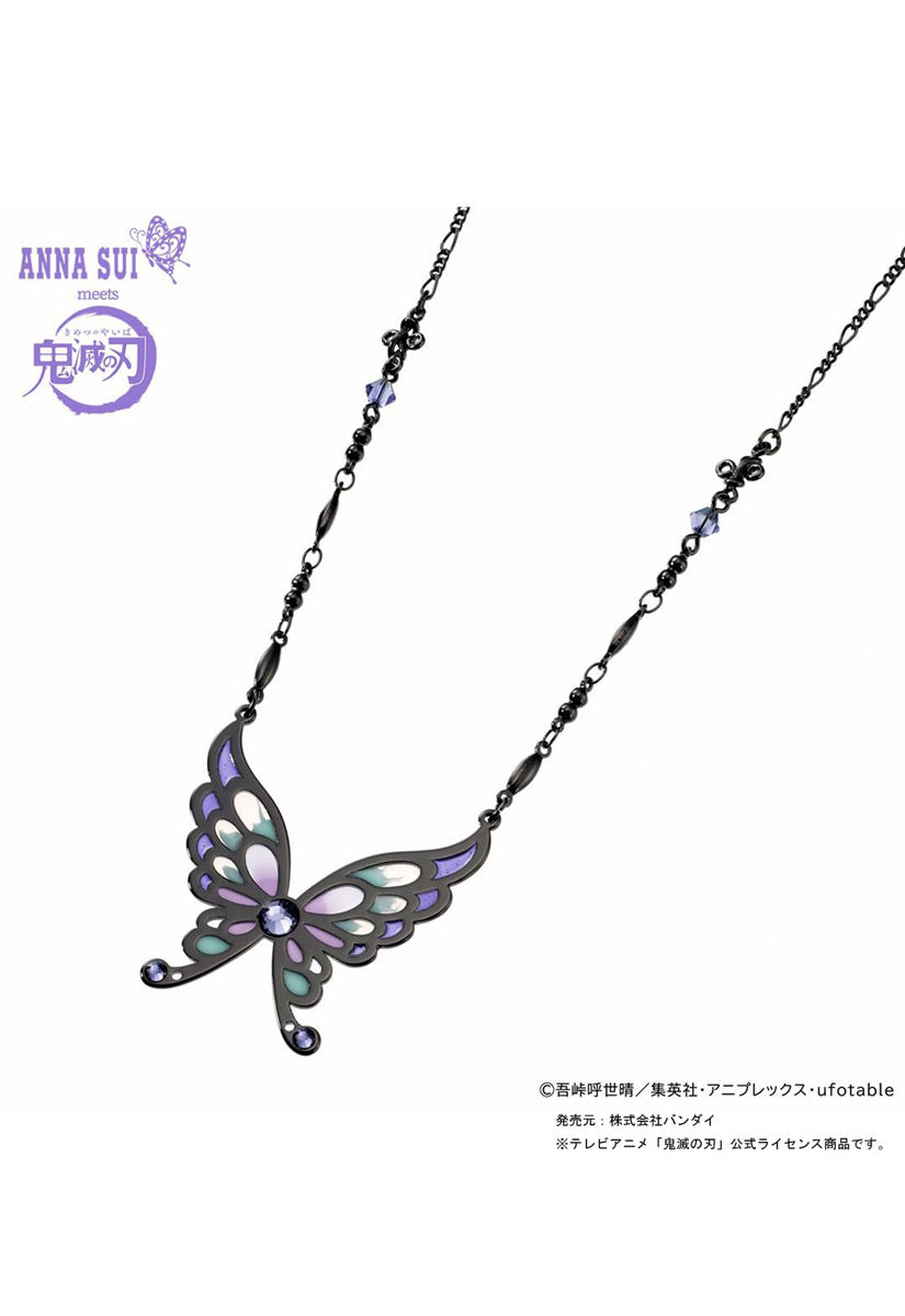 【新品未使用✨】ANNA SUI × 鬼滅の刃ネックレス 胡蝶しのぶ 蝶