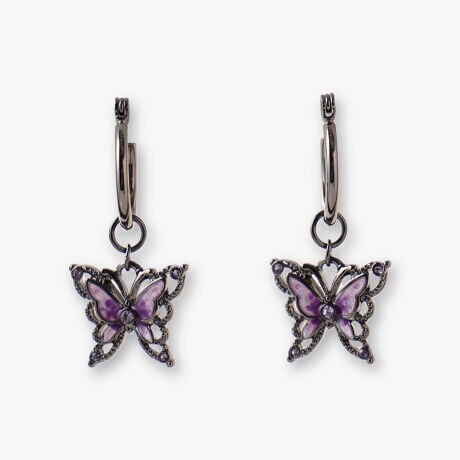蝶モチーフ フープピアス | アナ スイ(ANNA SUI) | マルイウェブチャネル