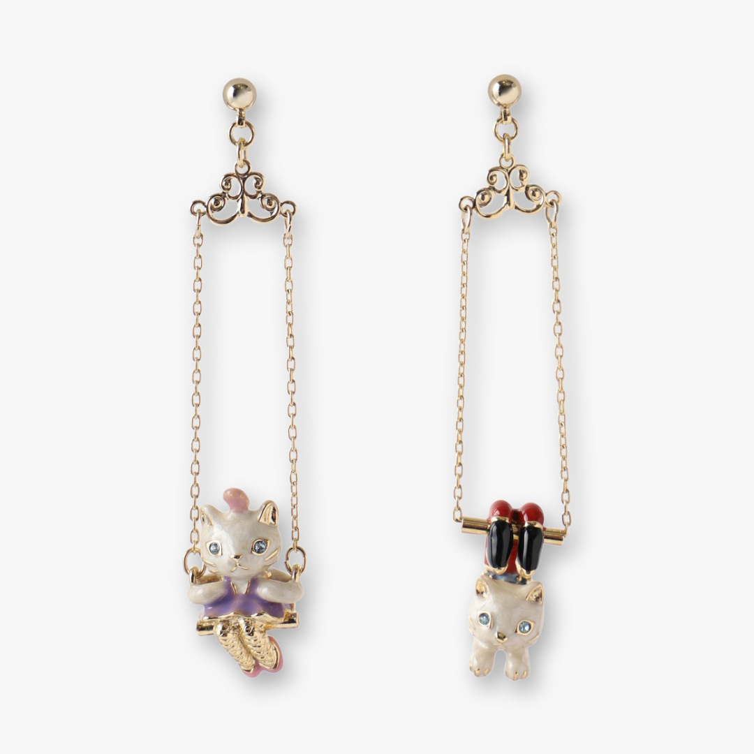 空中ブランコモチーフ ピアス | アナ スイ(ANNA SUI) | SAMA1426 XX