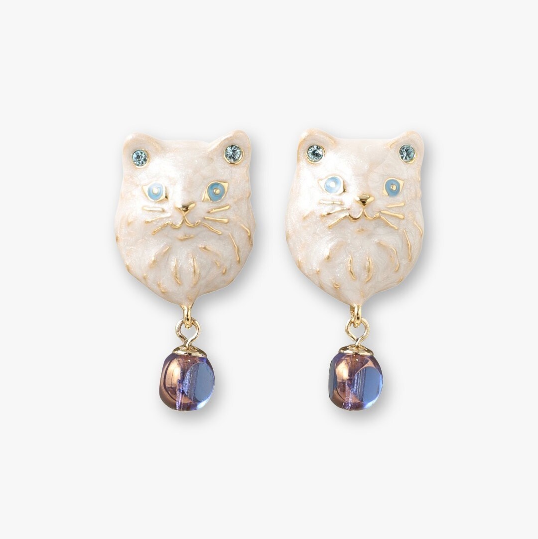 ペルシャ猫モチーフ ピアス | アナ スイ(ANNA SUI) | SAMA1431 W2