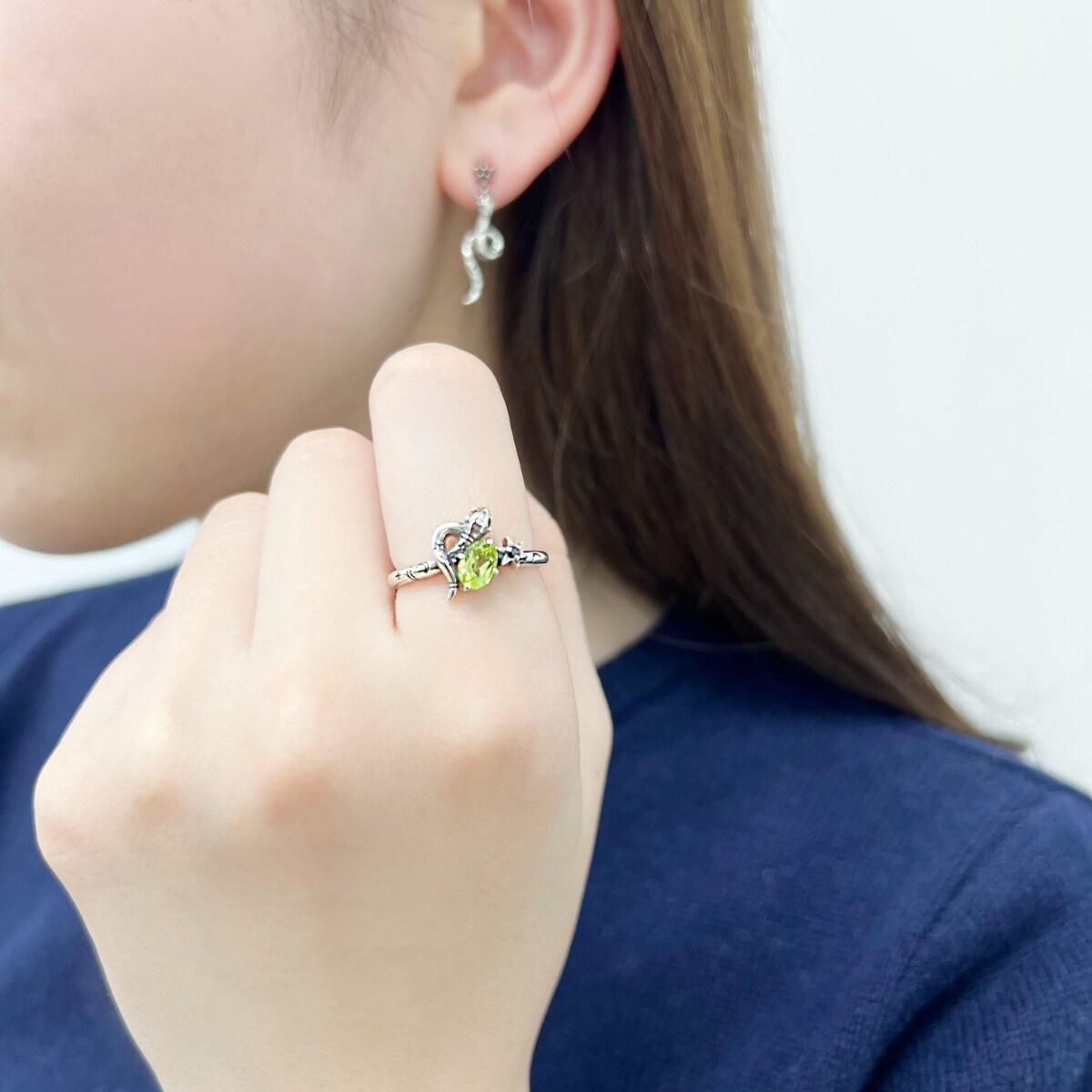 シルバー スネークモチーフリング | アナ スイ(ANNA SUI