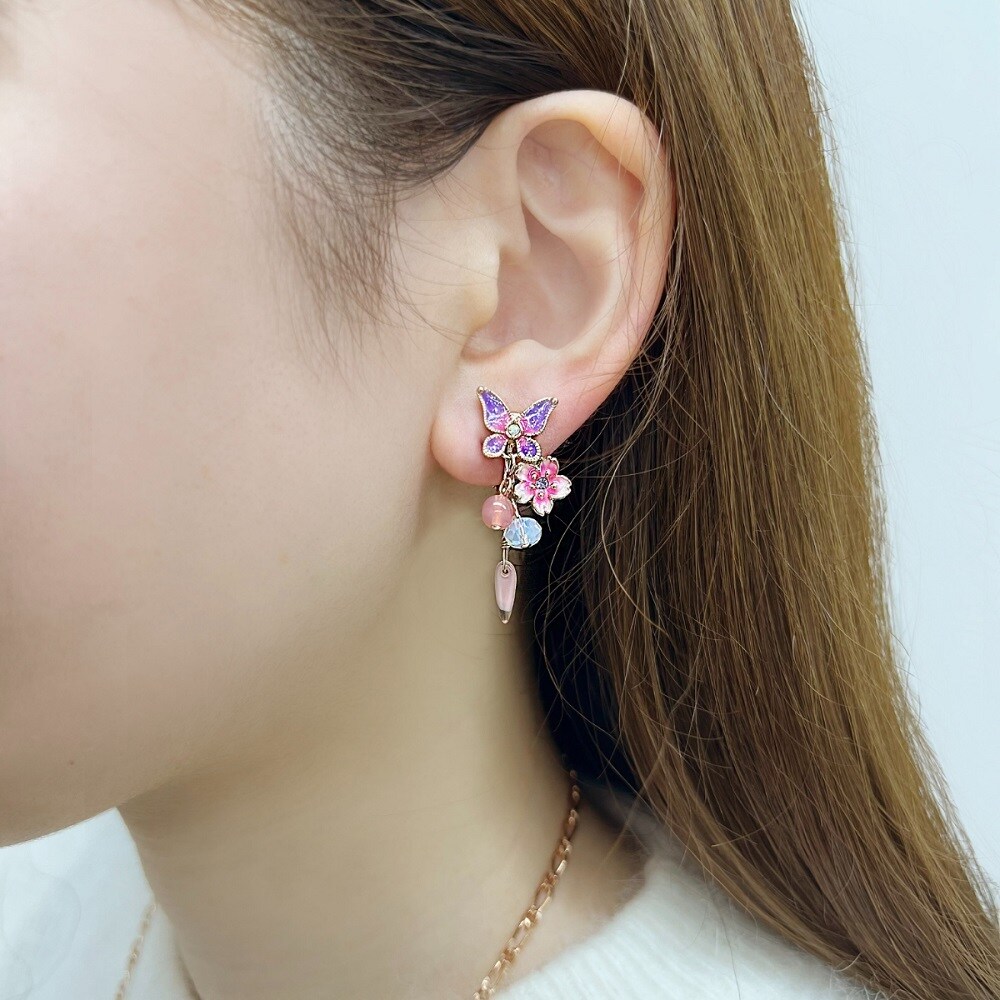 アナスイ ピアス 鳥 - アクセサリー