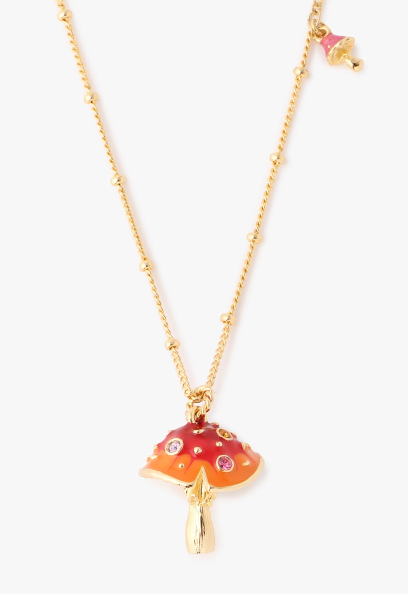 ANNA SUI ハート　ロケットペンダント 蝶モチーフ ロケットネックレス SAMN198650XV