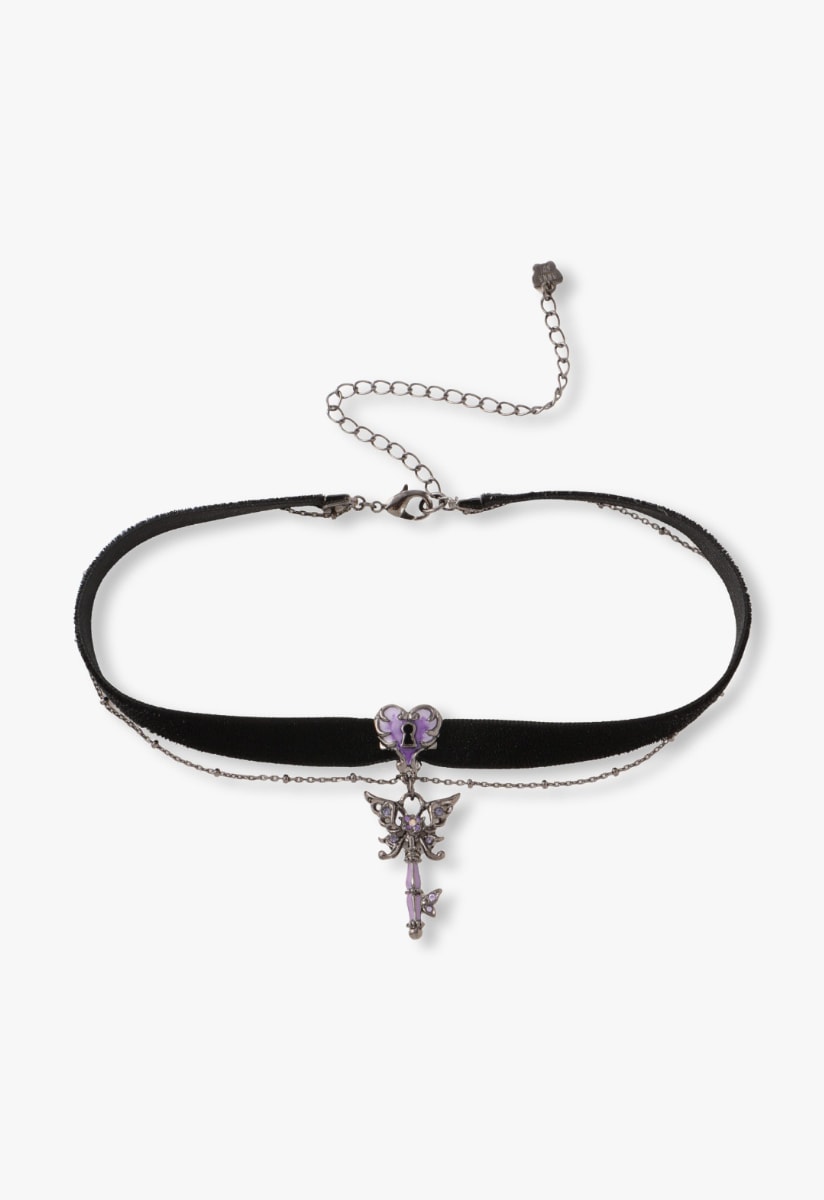バタフライ鍵モチーフ ピアス（ピアス（両耳用））｜ANNA SUI