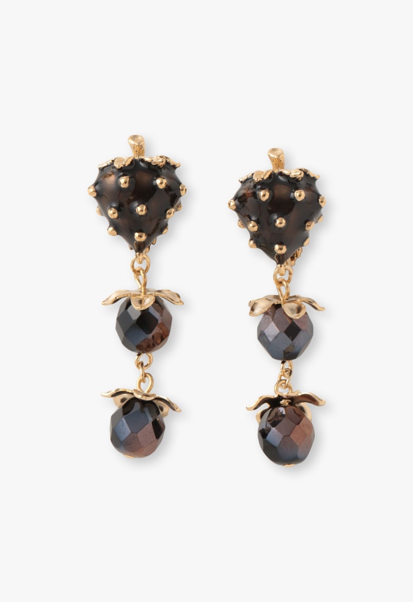 【ANNA SUI】即対応 いちごモチーフ スウィングイヤリング Strawberry Motif Swing Earrings – アナ スイ ジャパン 公式