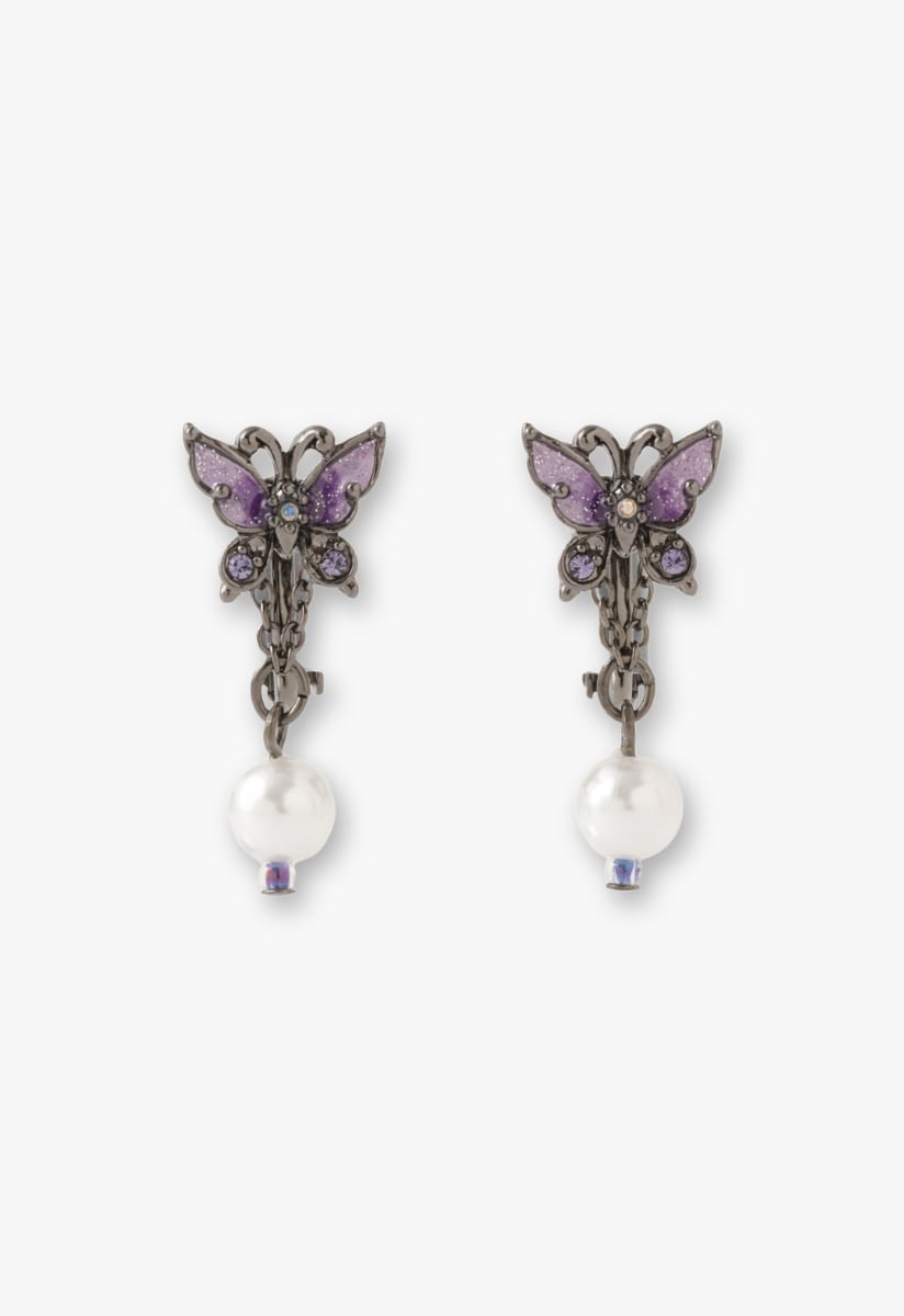 蝶 三日月モチーフ イヤリング | アナ スイ(ANNA SUI) | マルイ