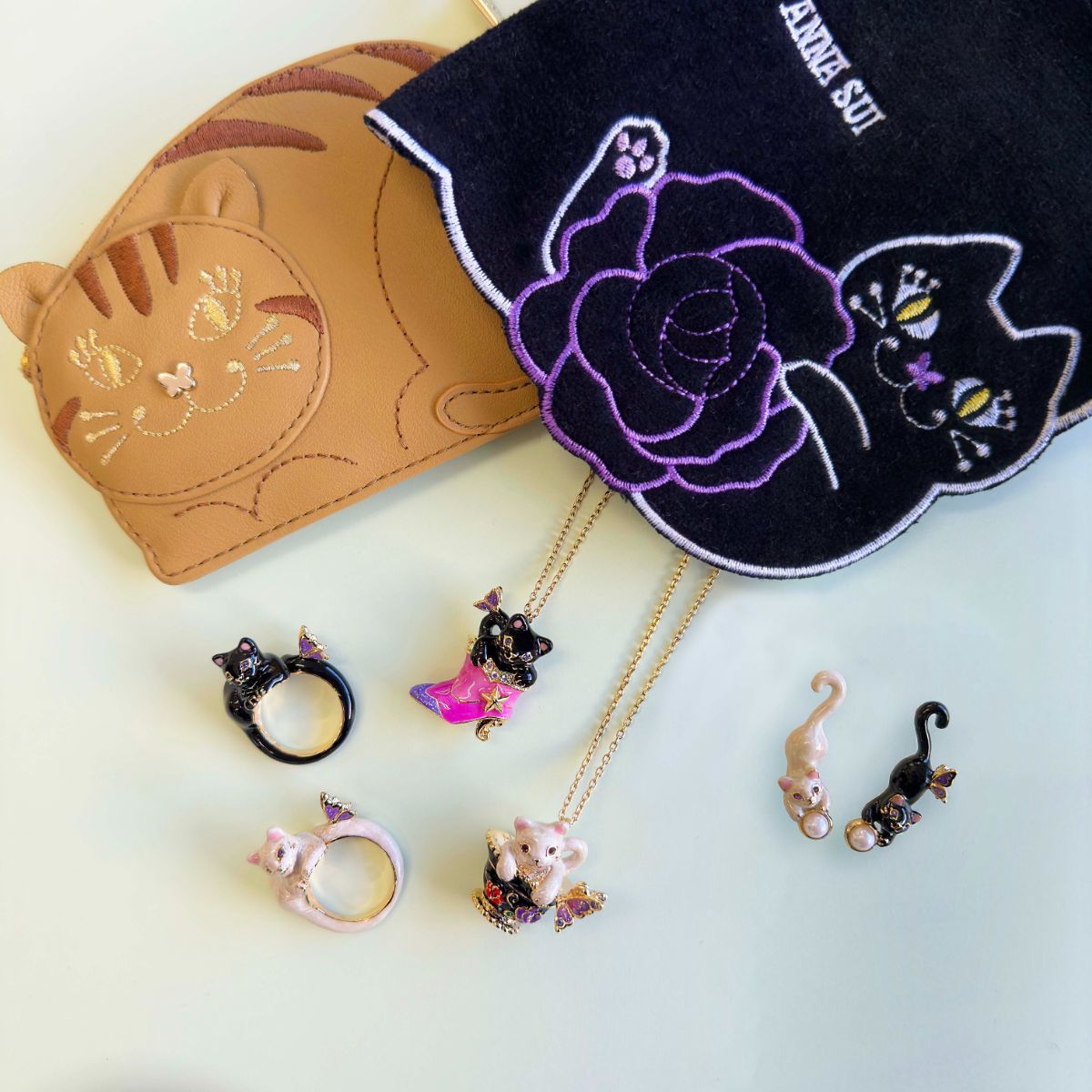ANNA SUI アナスイ　シルバー925猫モチーフリング　マーカサイト 猫モチーフ リング SAMR0754 XN | ANNA SUI (Women