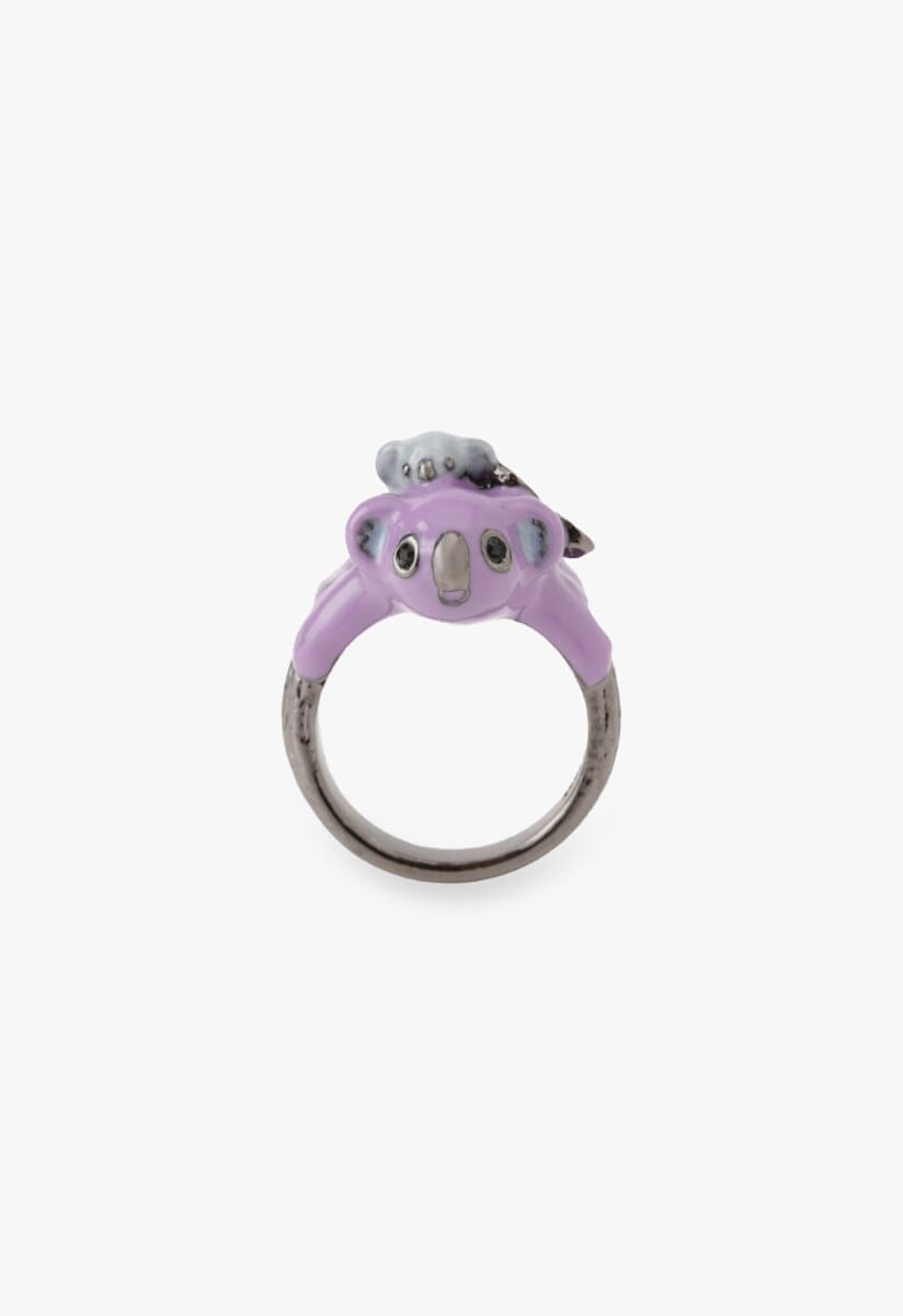 ANNA SUI リング シノワズリテイスト バタフライ＆蓮モチーフ