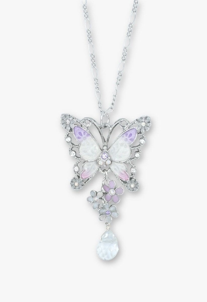蝶 小花モチーフ ネックレス | アナ スイ(ANNA SUI) | マルイウェブ