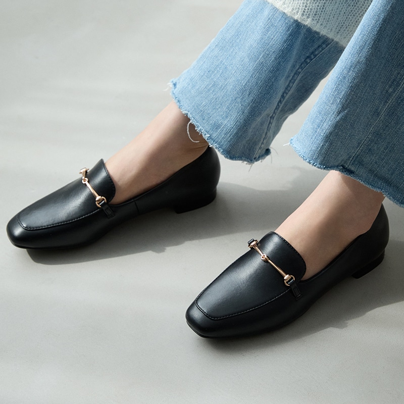 女性が喜ぶ♪ ビットローファー「母趾にやさしいカジュアルタイプ」【3E相当 靴