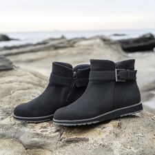 【GORE-TEX(ゴアテックス) / 4E幅広】全天候対応　ベルト付きカジュアルブーツ