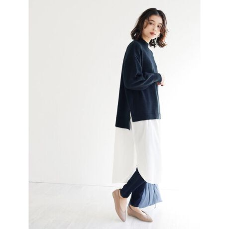 ニット シャツドッキングワンピース グリーンパークス Green Parks ファッション通販 マルイウェブチャネル Ca000 442 49 01