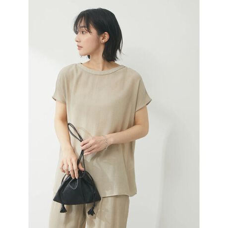 楊柳フレンチスリーブトップス グリーンパークス Green Parks 6a26l0c0100 ファッション通販 マルイウェブチャネル