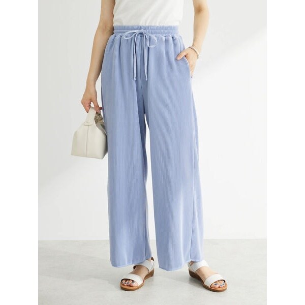 CITYSHOP PLEATED パンツ グリーン AXESQUIN(アクシーズクイン) / ジョガーパンツイージーパンツ