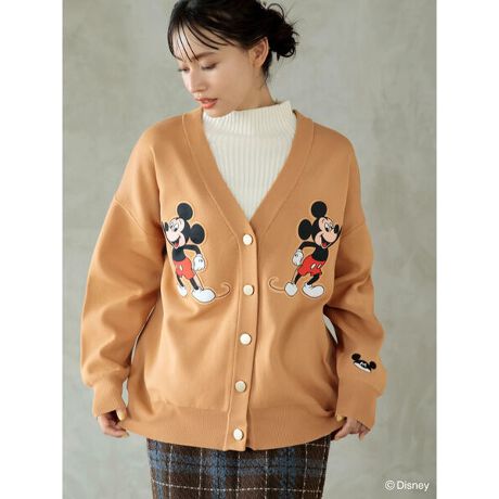 Disney100 / ミッキーマウス・クラブ パッチワークカーディガン  