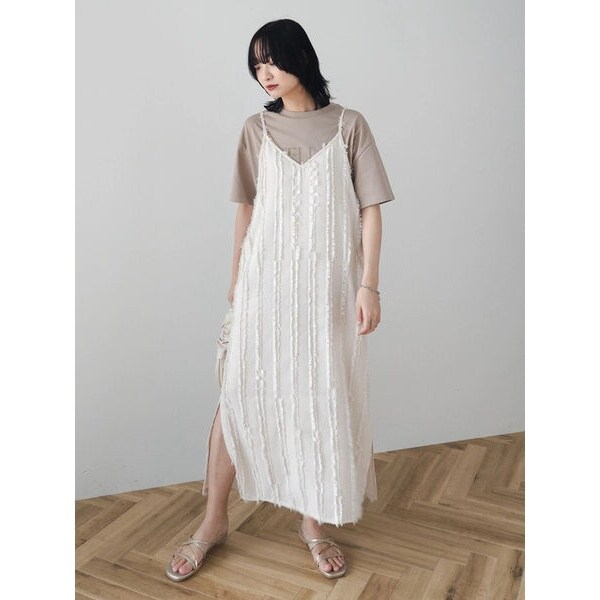 フェザージャガードキャミワンピース | グリーンパークス(Green Parks