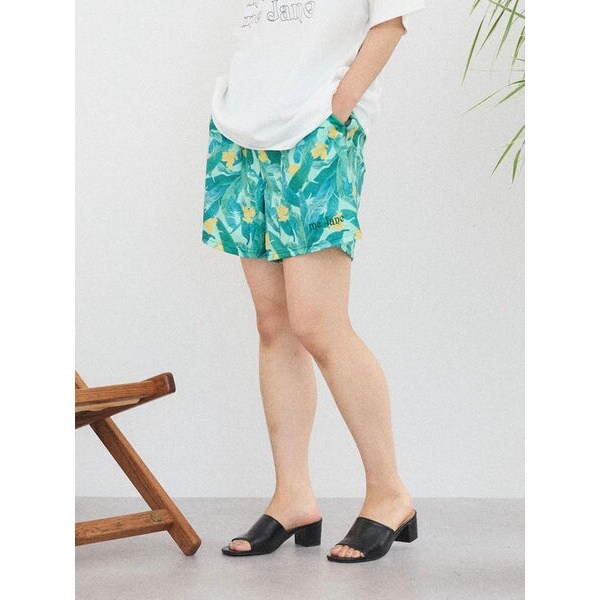 me Jane／プリントショートパンツ | グリーンパークス(Green Parks