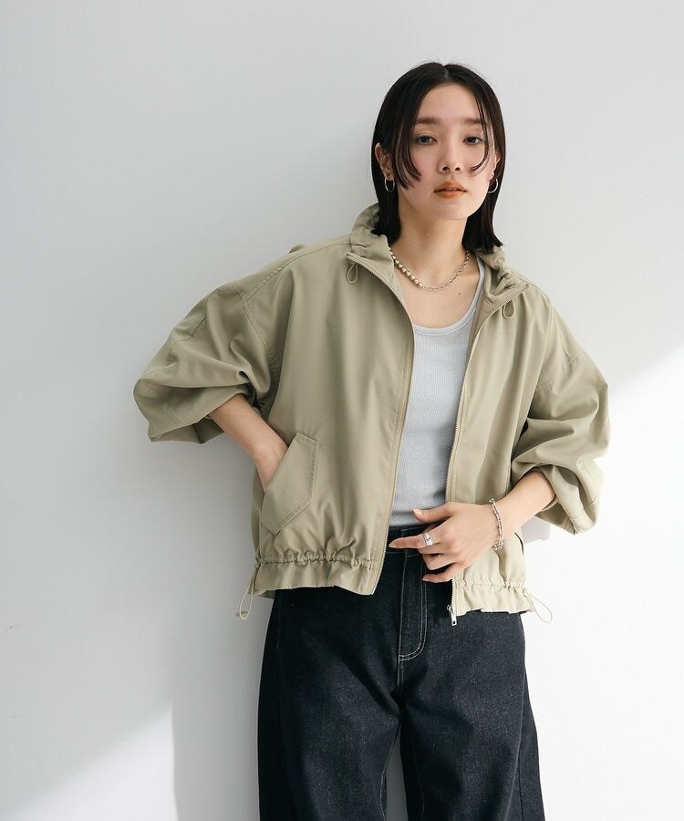 現行・美品✨バーバリー　ブルゾン　洗える　ストレッチ　ノバストライプ　S相当 現行・美品✨バーバリー ブルゾン 洗える ストレッチ ノバストライプ S
