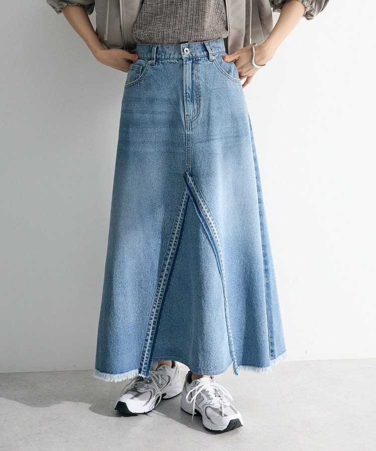 pollen vintage リメイクデニム巻きスカート FILL THE BILL