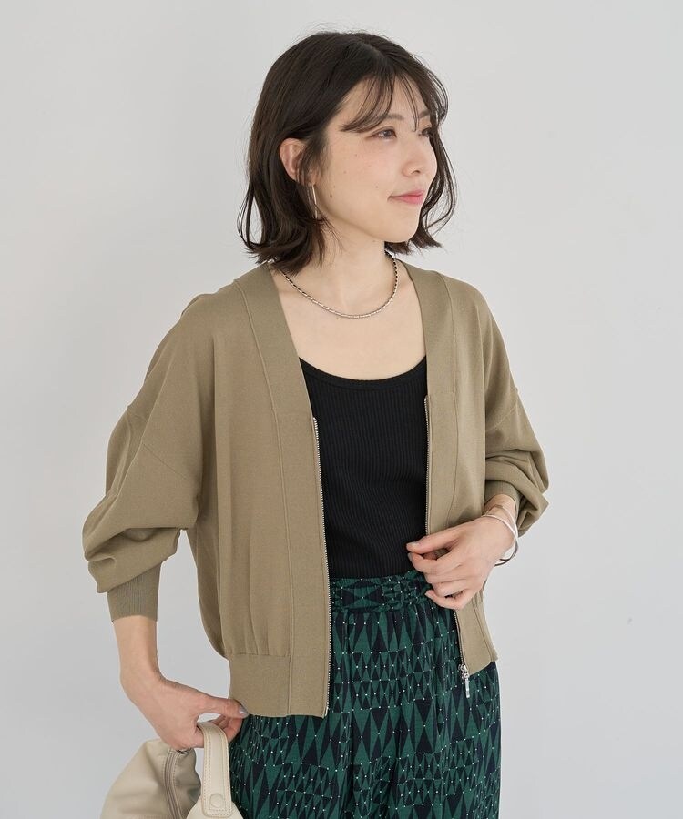 leetaeng84nanamica フロントジップカーディガン 楽天市場】 メッシュ編み ジップカーディガン レディース