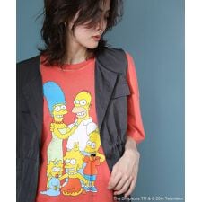 The SimpsonsピグメントプリントTEE