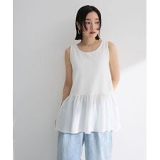 裾フリルタンクトップ | グリーンパークス