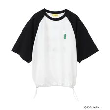 ジョグマン／裾ドロストラグランTシャツ