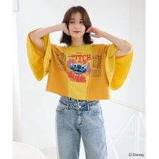 スティッチ／リメイク風ドッキングTシャツ
