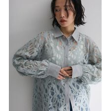 ・ELENCARE DUE 総レースブラウス