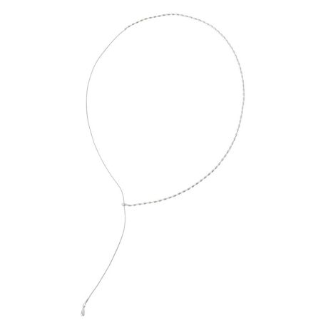 [^ԁF06000929500]2ނ̃`F[킹VvȂfUC̍lbNXBȂɉĒł郉Gbg^CvŁAǂȃgbvXɂ킹₷ȃANZgvX܂BN[ȃVo[ƃtF~jȃS[ĥQFWJBgp͂AMtgɂĂ΂邨߂̃ACełBfp摜́A̓ŐFČꍇ܂Bg̃j^[ɂďi̐FČꍇ܂B