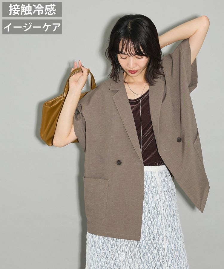 【23区】中村アンさん着用ＬＩＢＥＣＯ　ラフリーリネンジャケット 中村アンさん着用】LIBECO ラフリーリネンジャケット