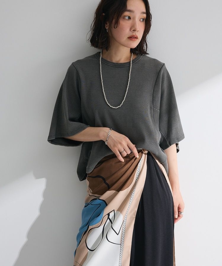 トップス Damngood Production FLORA TEE SUGAR SPOON ワイドスリーブTEE | グリーンパークス(Green Parks