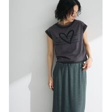 ・swing by ハートロゴフレンチTEE