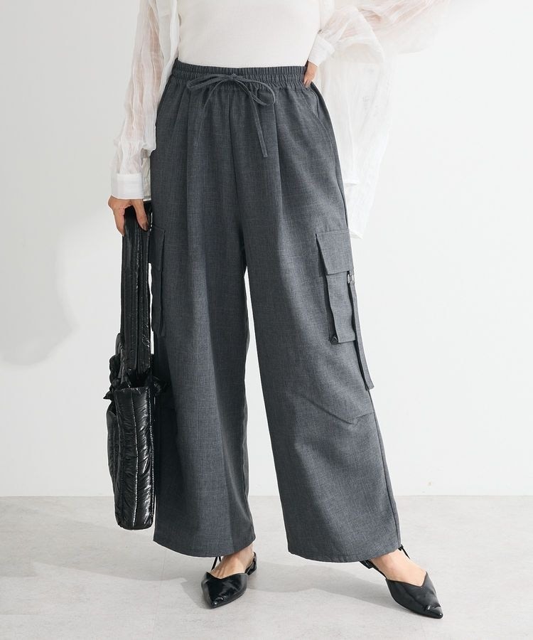 専用　23区　ミリタリーストレッチタフタ カーゴパンツ　44 23区｜【SLOW/好評につき新色追加】ミリタリーストレッチタフタ