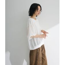 袖バルーンドッキングプルオーバー