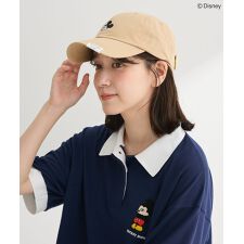Mickey friend ／ バッジ付きCAP