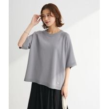 トレーナー風ニットプルオーバー