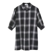 kidsロングシャツワンピース