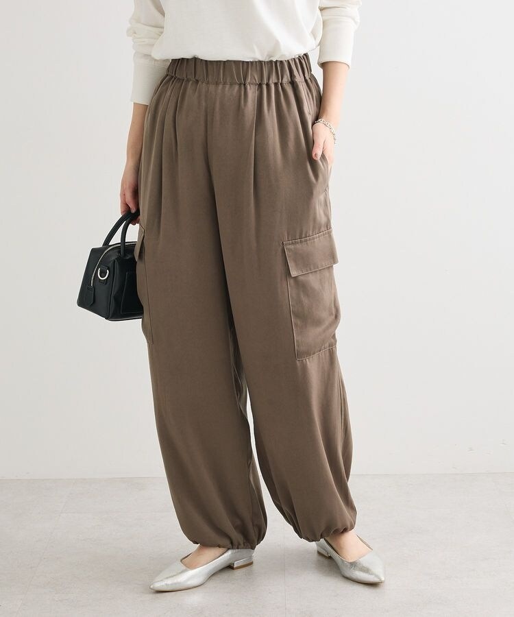 専用　23区　ミリタリーストレッチタフタ カーゴパンツ　44 23区｜【SLOW/好評につき新色追加】ミリタリーストレッチタフタ