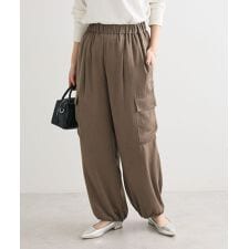 グリーンパークス(Green Parks)のサテンカーゴパンツ