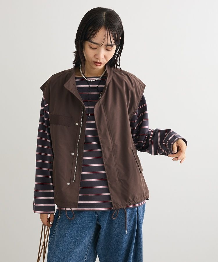 【新品】DOUX ARCHIVES ドゥアルシーヴ　リバーシブルダウンベスト 新品】DOUX ARCHIVES ドゥアルシーヴ リバーシブルダウンベスト